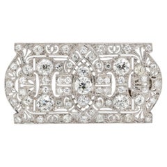 Art Deco Diamond Pin Pendant