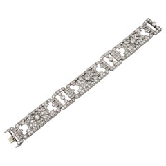 Art Deco Diamond Platinum Bracelet