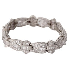 Art Deco Diamond Platinum Bracelet