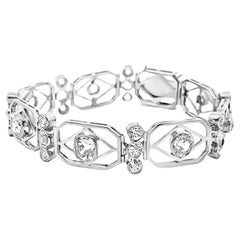 Art Deco Diamond Platinum Bracelet
