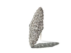 Art Deco Diamond Platinum Brooch