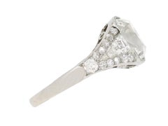 Art Deco Diamond Platinum Engagement Ring