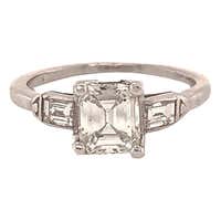Beautiful Diamond Platinum Engagement Ring For Sale at 1stDibs ...