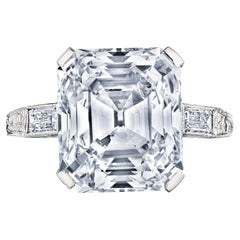 Art Deco Diamant Platin Verlobungsring