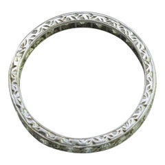 Art Deco Diamond Platinum Eternity Ring