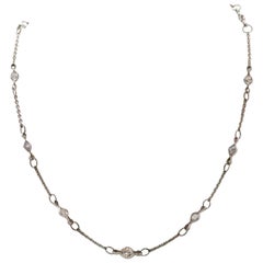 Art Deco Diamond Platinum Necklace Chain