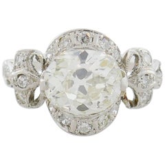 Art Deco Diamond Platinum Ring