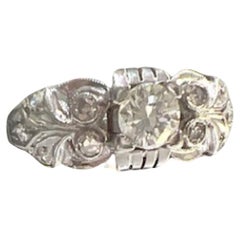 Art Deco Diamond Platinum Ring