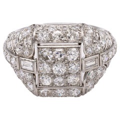 Art Deco Diamond Platinum Ring