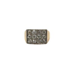 Art Deco Diamond Platium & Gold Ring