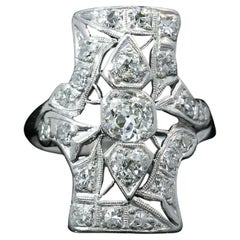 Art Deco Diamond Ring Circa 1930s