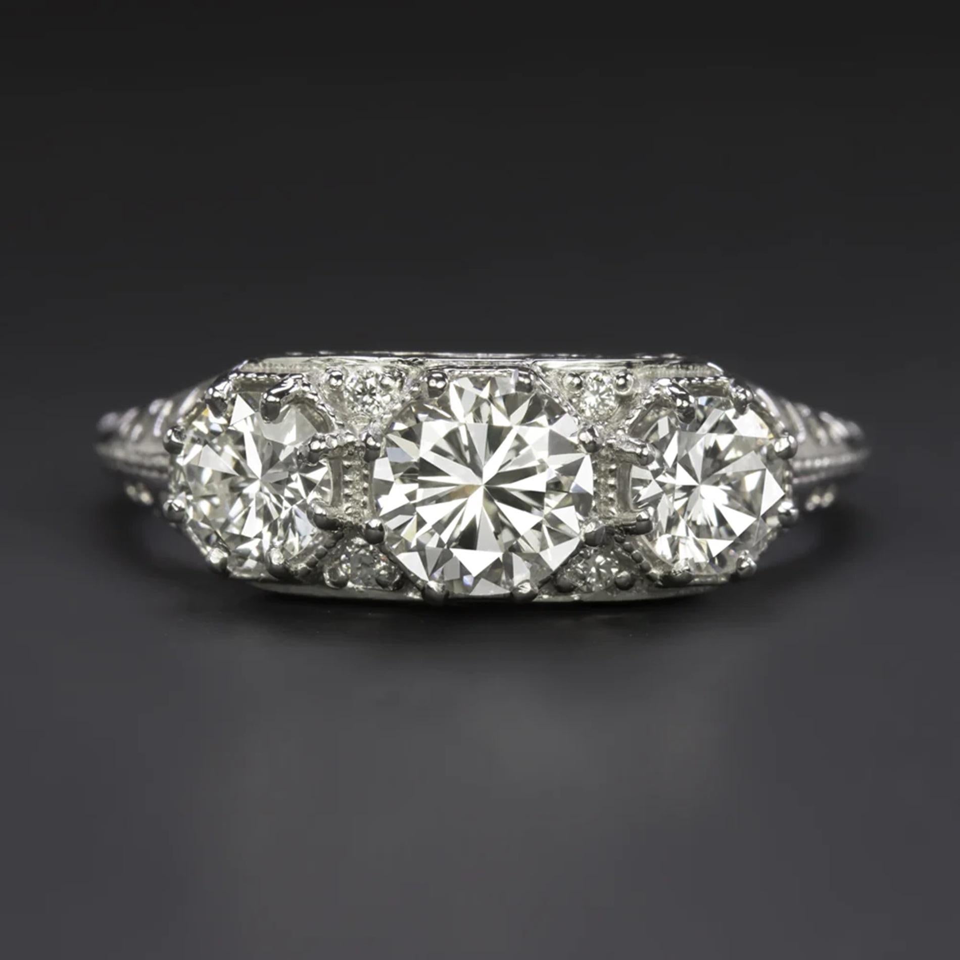 Art Deco Diamond Ring In New Condition For Sale In Rome, IT