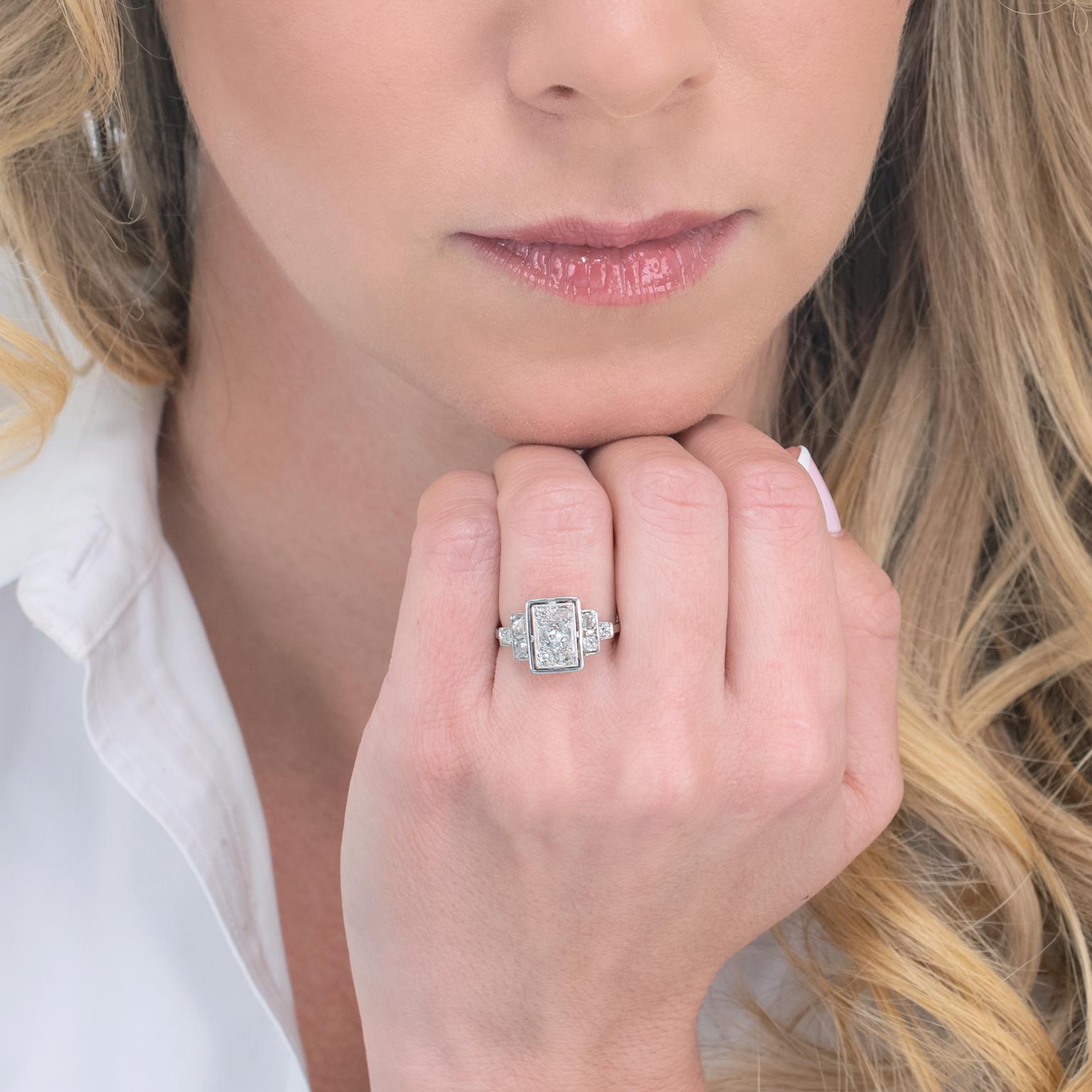 Women's Art Deco Diamond Ring
