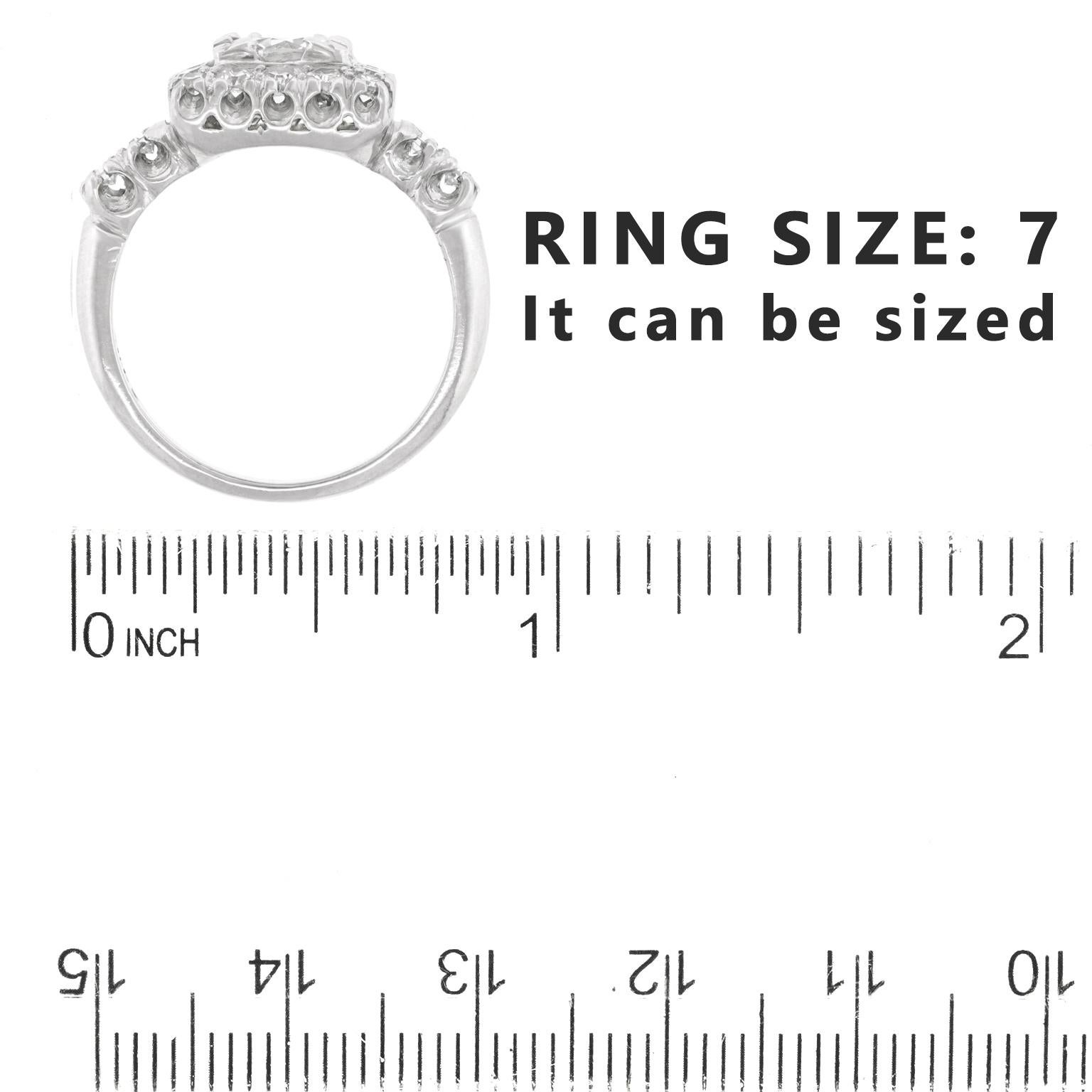 Art Deco Diamond Ring For Sale 1