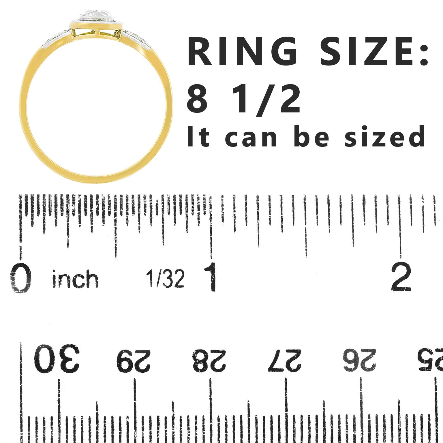 Art Deco Diamond Ring For Sale 1