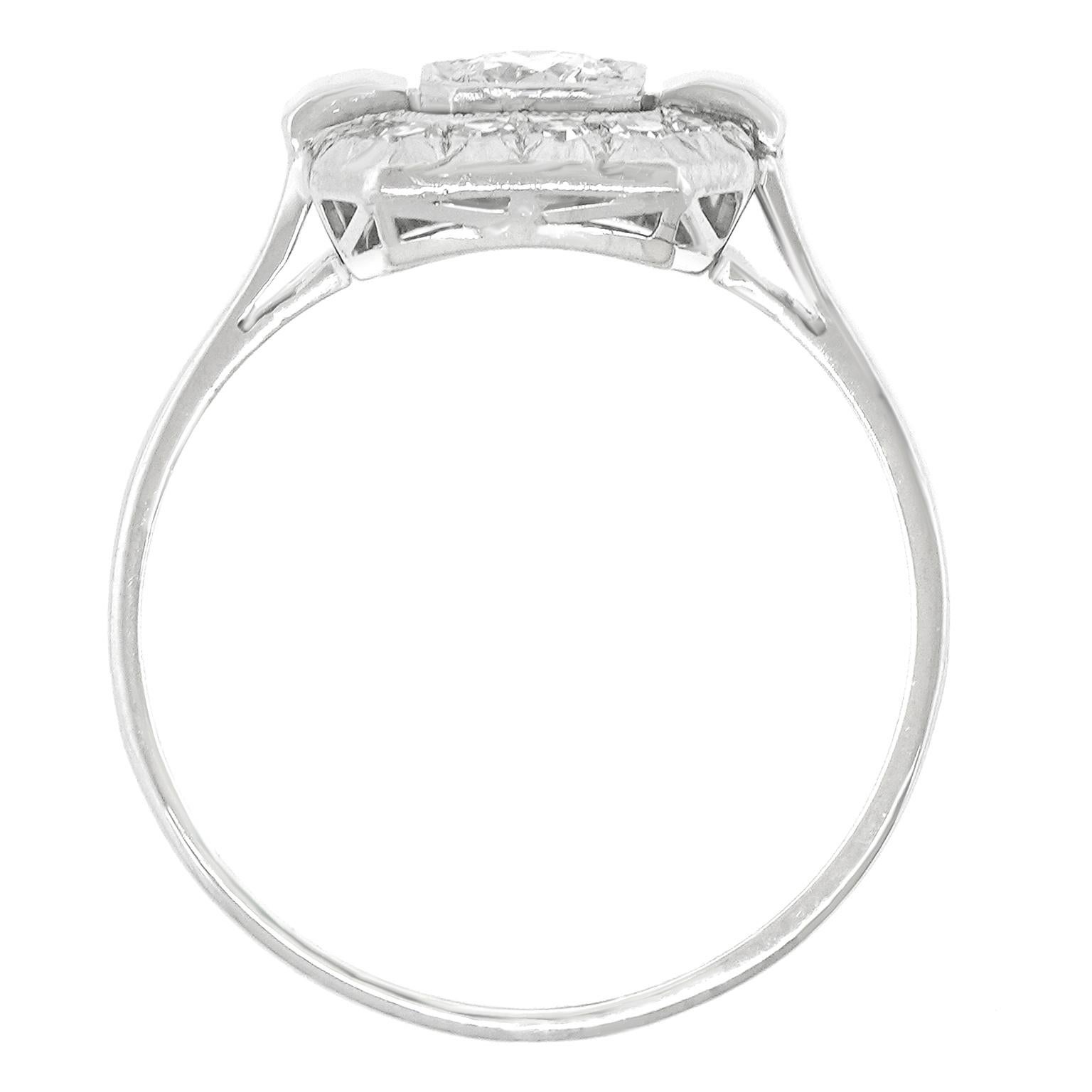 Art Deco Diamond Ring For Sale 2