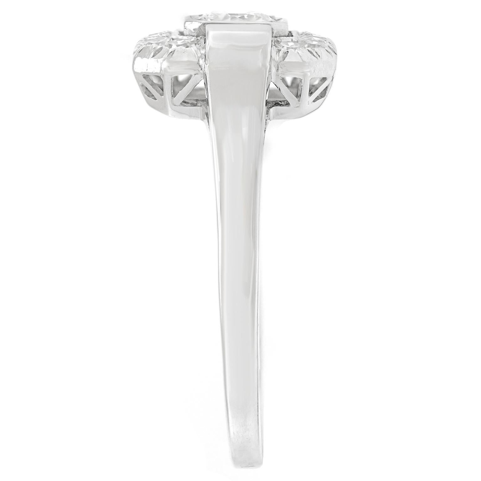 Art Deco Diamond Ring For Sale 4