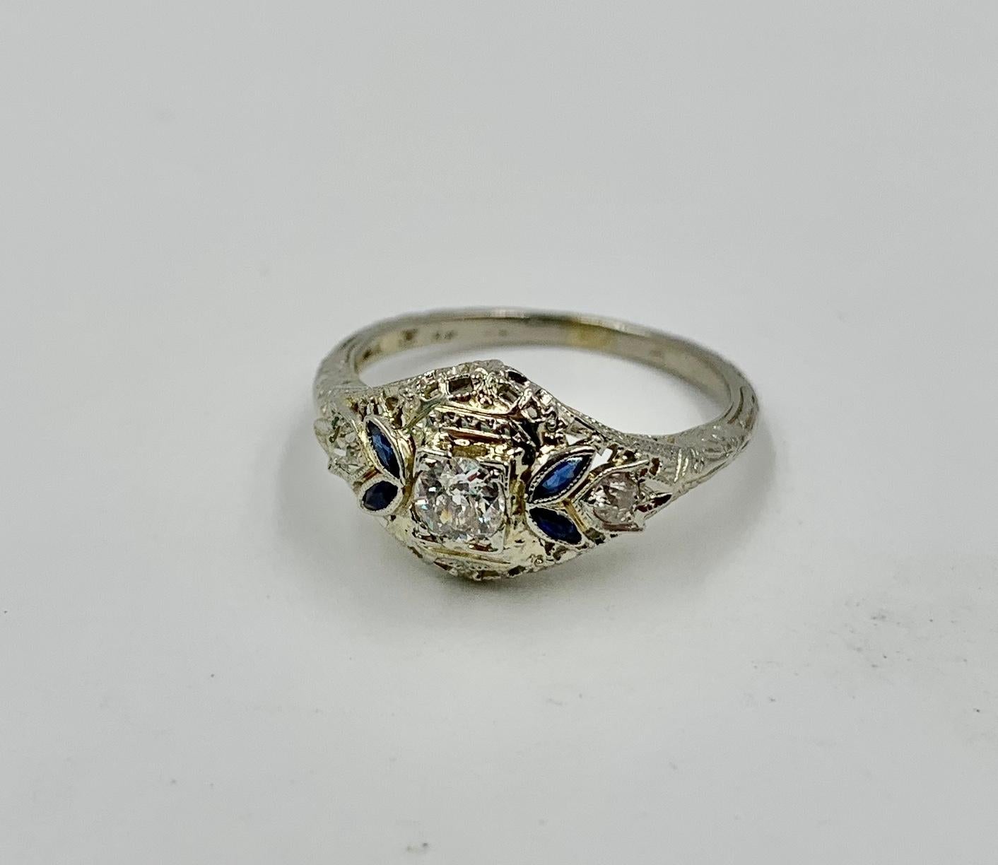 unique antique engagement rings