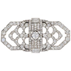 Art Deco Diamond Set Brooch Art Deco Diamond Set Brooch