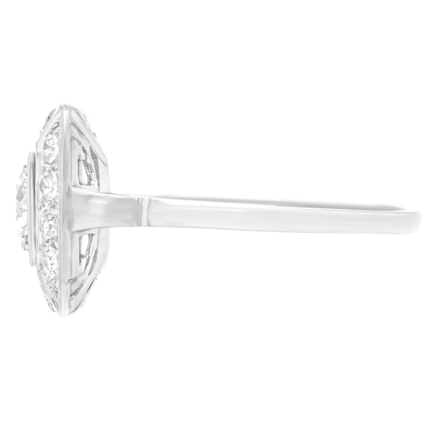 Art Deco Diamond-Set Platinum Ring 2