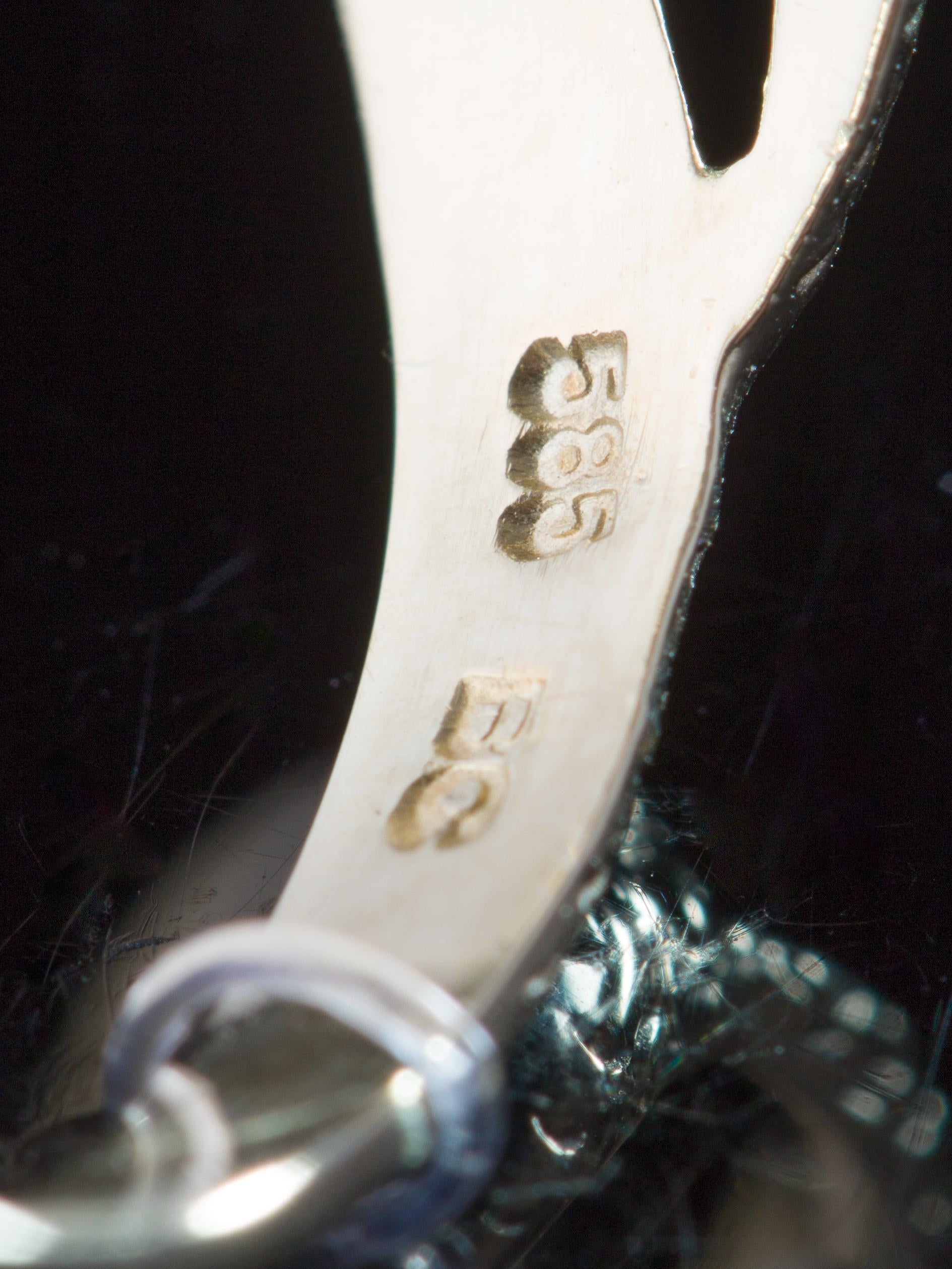 Art Deco Diamond Snake Ring For Sale 1