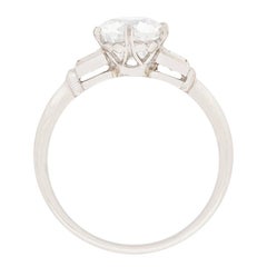 Art Deco Diamond Solitaire Engagement Ring, circa 1920s