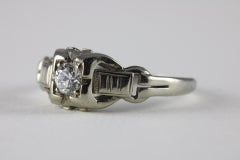 Art Deco Diamond Solitaire Ring