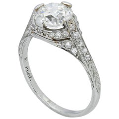 Antique Art Deco Diamond Solitaire Ring