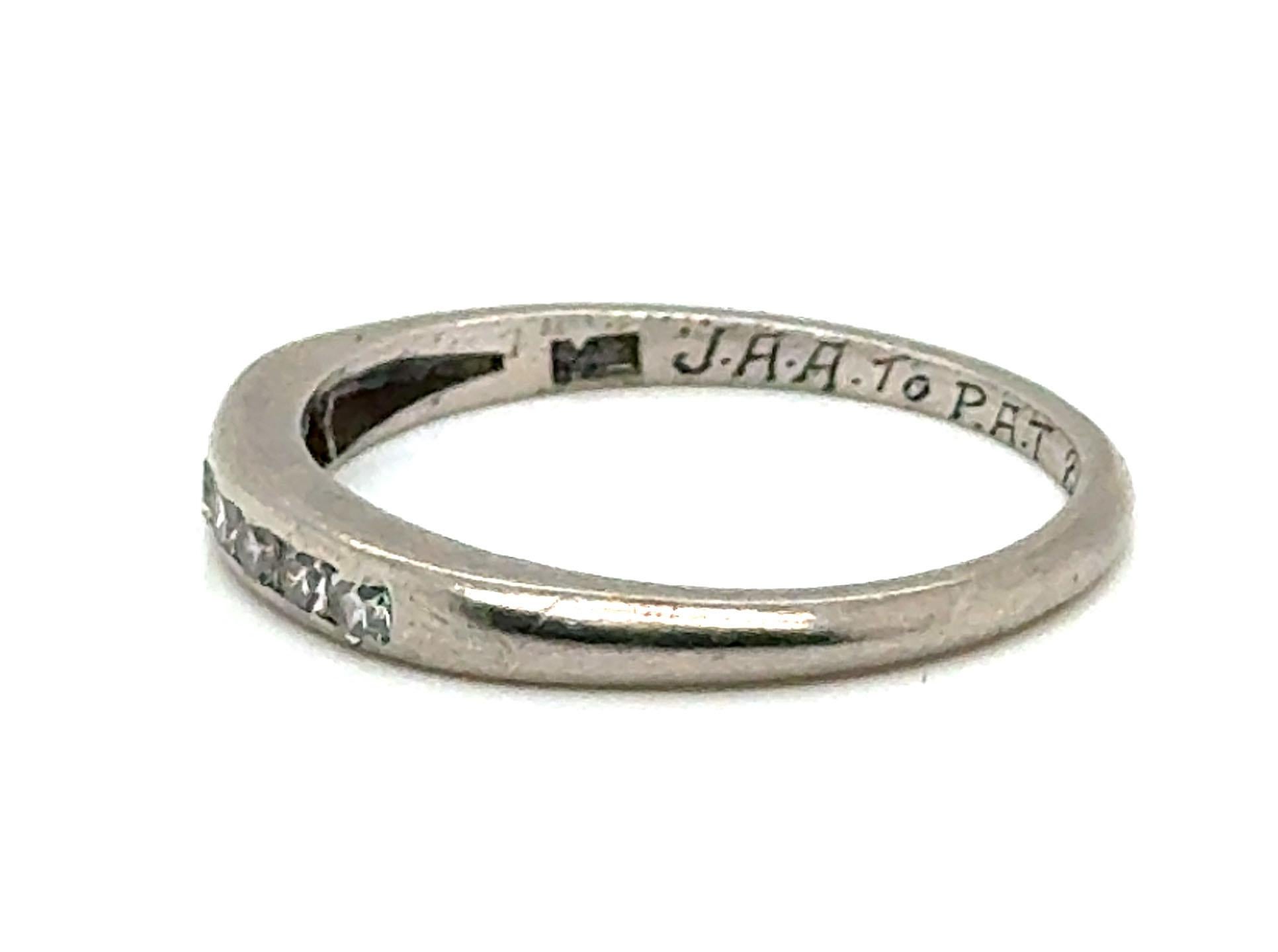 Autentico originale Arte Antiques dal 1945 Fascia Anniversario .15ct Diamante Palladio Anello Nuziale Mecklenborg & Gerhardt



Presenta 7 diamanti naturali antichi a taglio singolo, puliti e incolori.

Marchio Mecklenborg & Gerhardt

Inciso