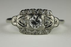 Art Deco Diamond Wedding Set