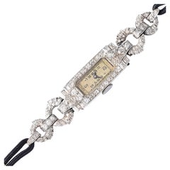 Art Deco Diamond Wristwatch