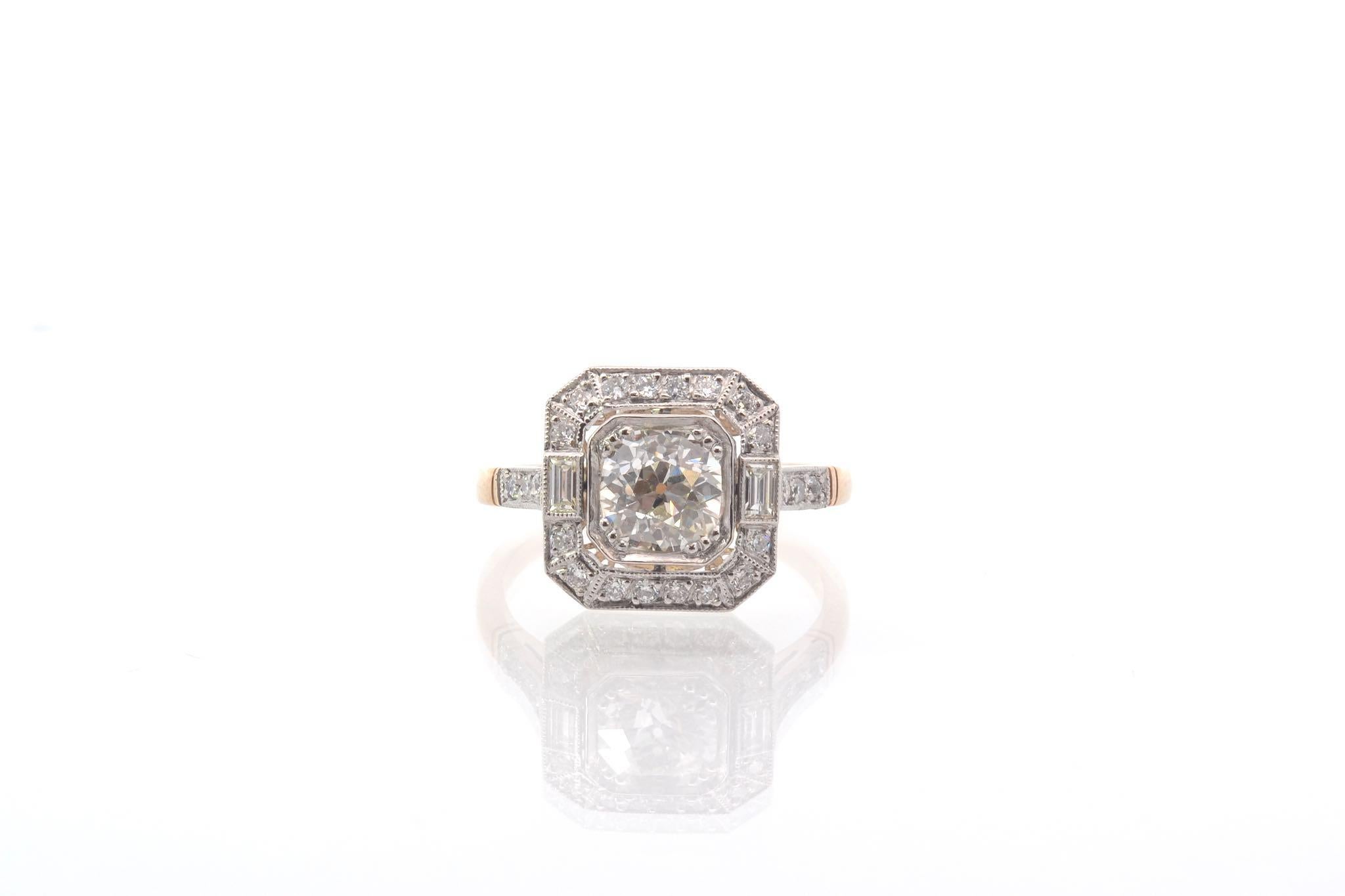 BAGUE CHOPARD HAPPY DIAMOND DIAMANT EN OR 18K BAGUE CHOPARD HAPPY DIAMOND DIAMANT EN OR 18K
