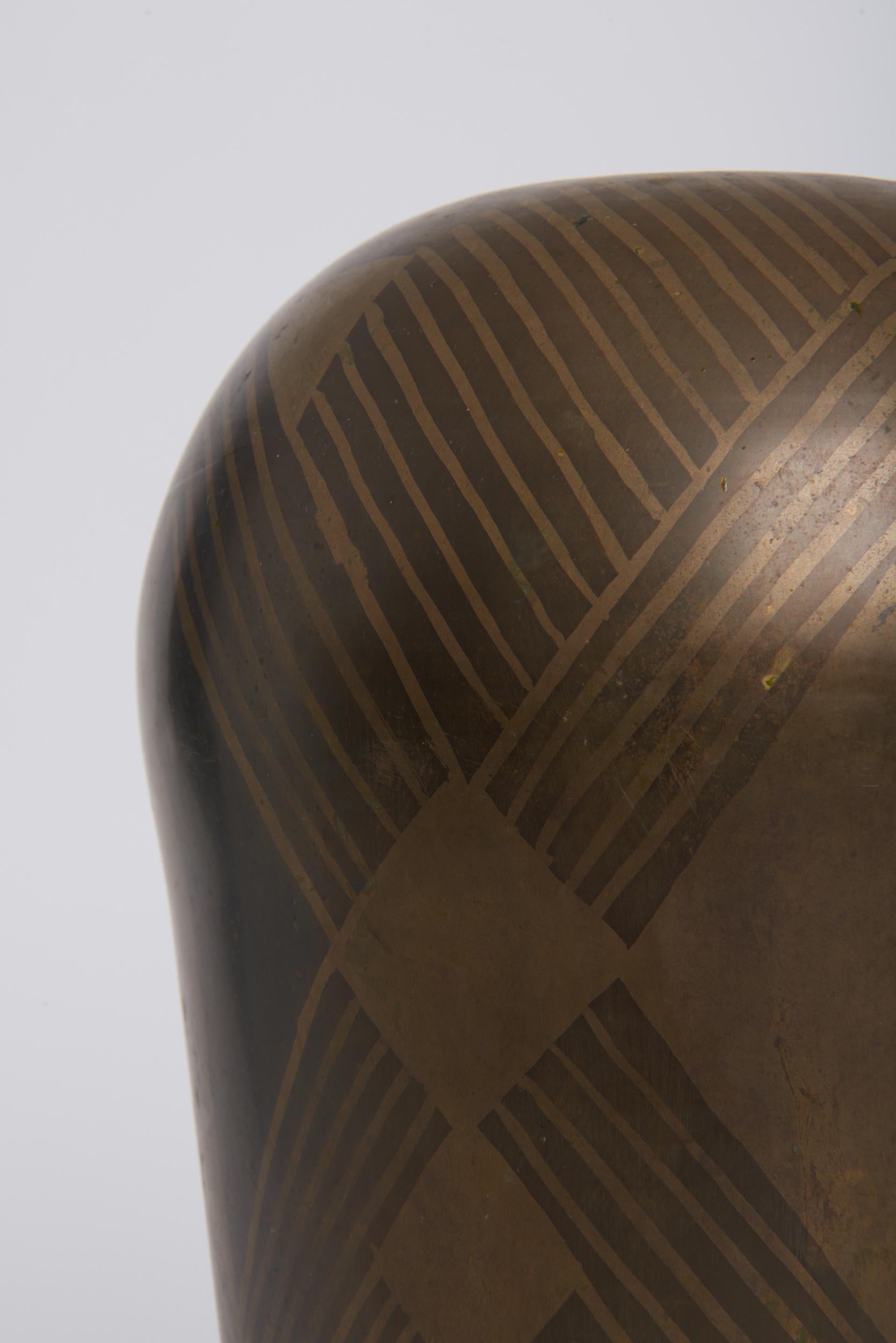 Art Deco Dinanderie Vase 1