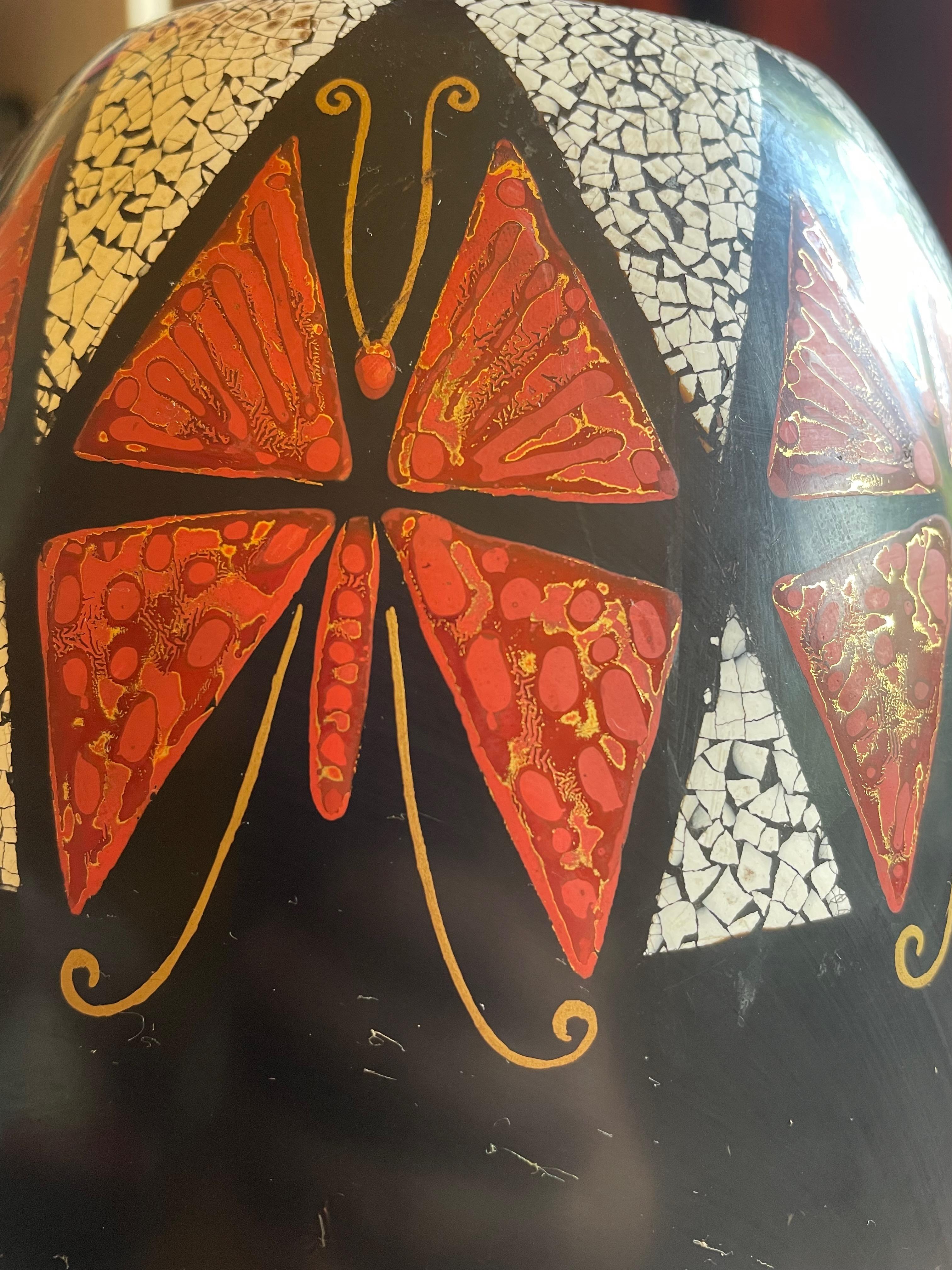 Vaso decorativo Art Déco Dinanderie. Francia anni '30 in vendita 6