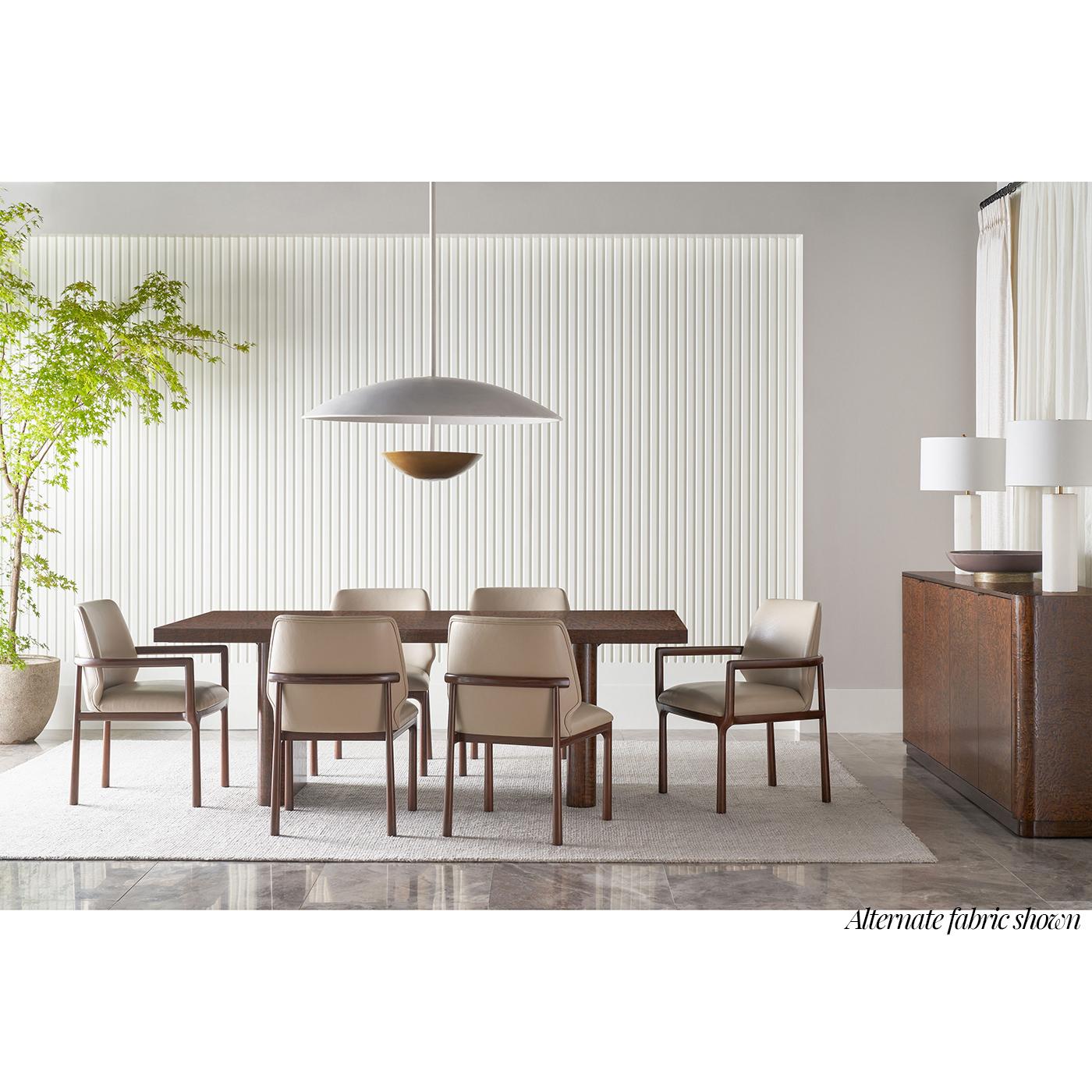 Art Deco Dining Sessel (Leder) im Angebot