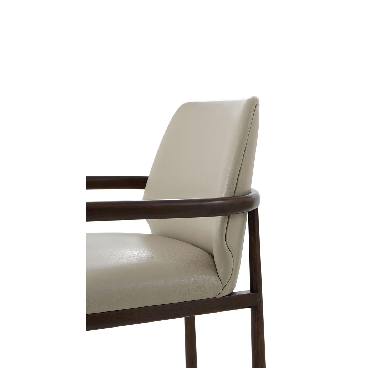 Poltrone da pranzo Art Deco - Pelle in vendita 1