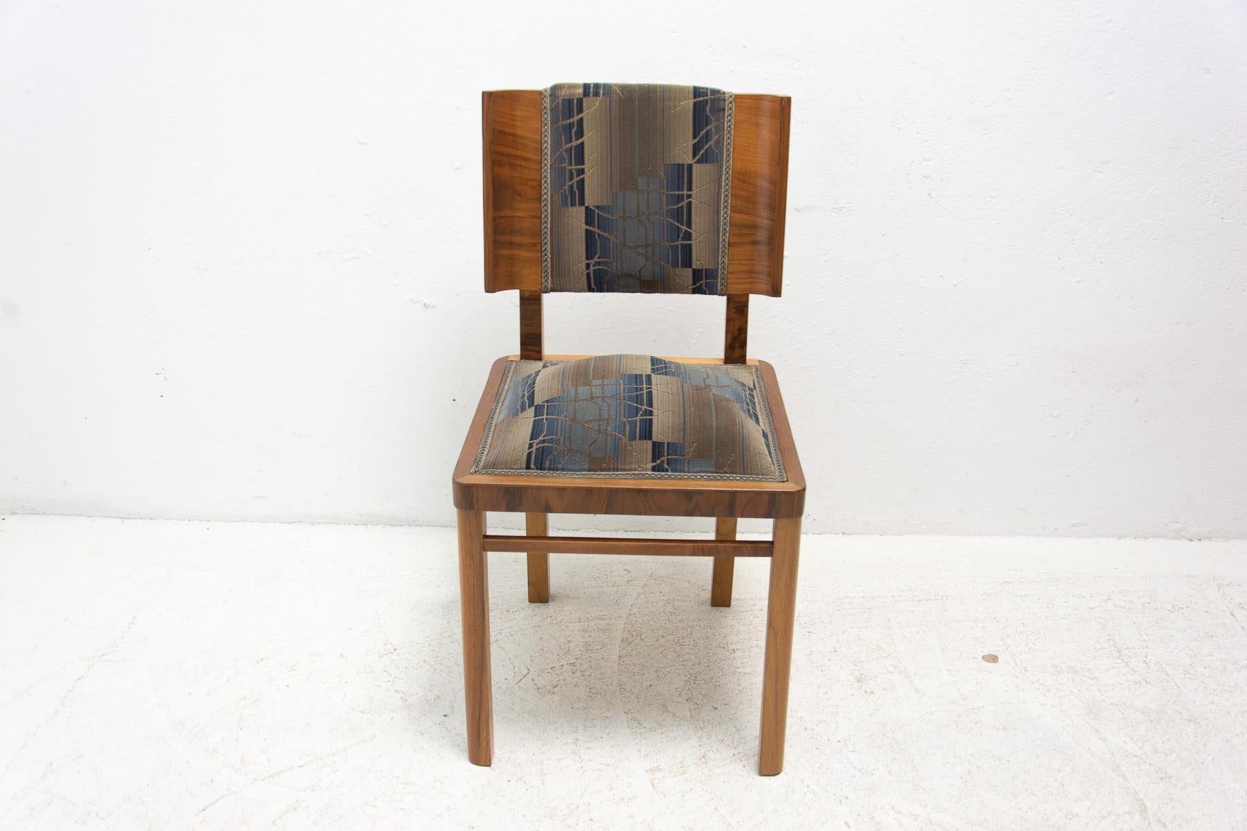 Art Deco Dining Chairs, 1930´S, Czechoslovakia, Set of 3 For Sale 3
