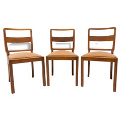 Art Deco Dining Chairs, 1930´s, Czechoslovakia, Set of 3