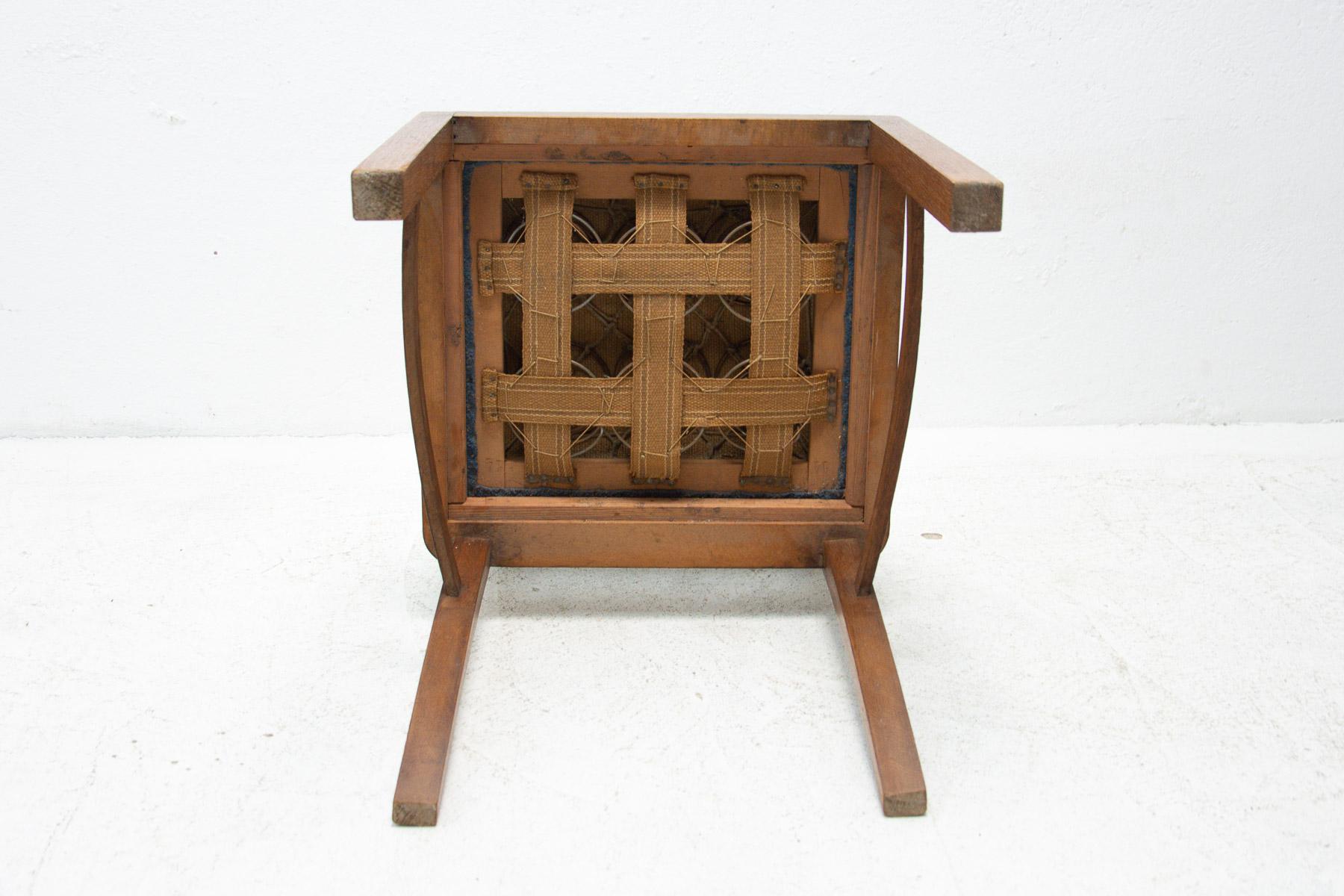 Art Deco Dining Chairs, 1930's, Czechoslovakia, Set of 4 12
