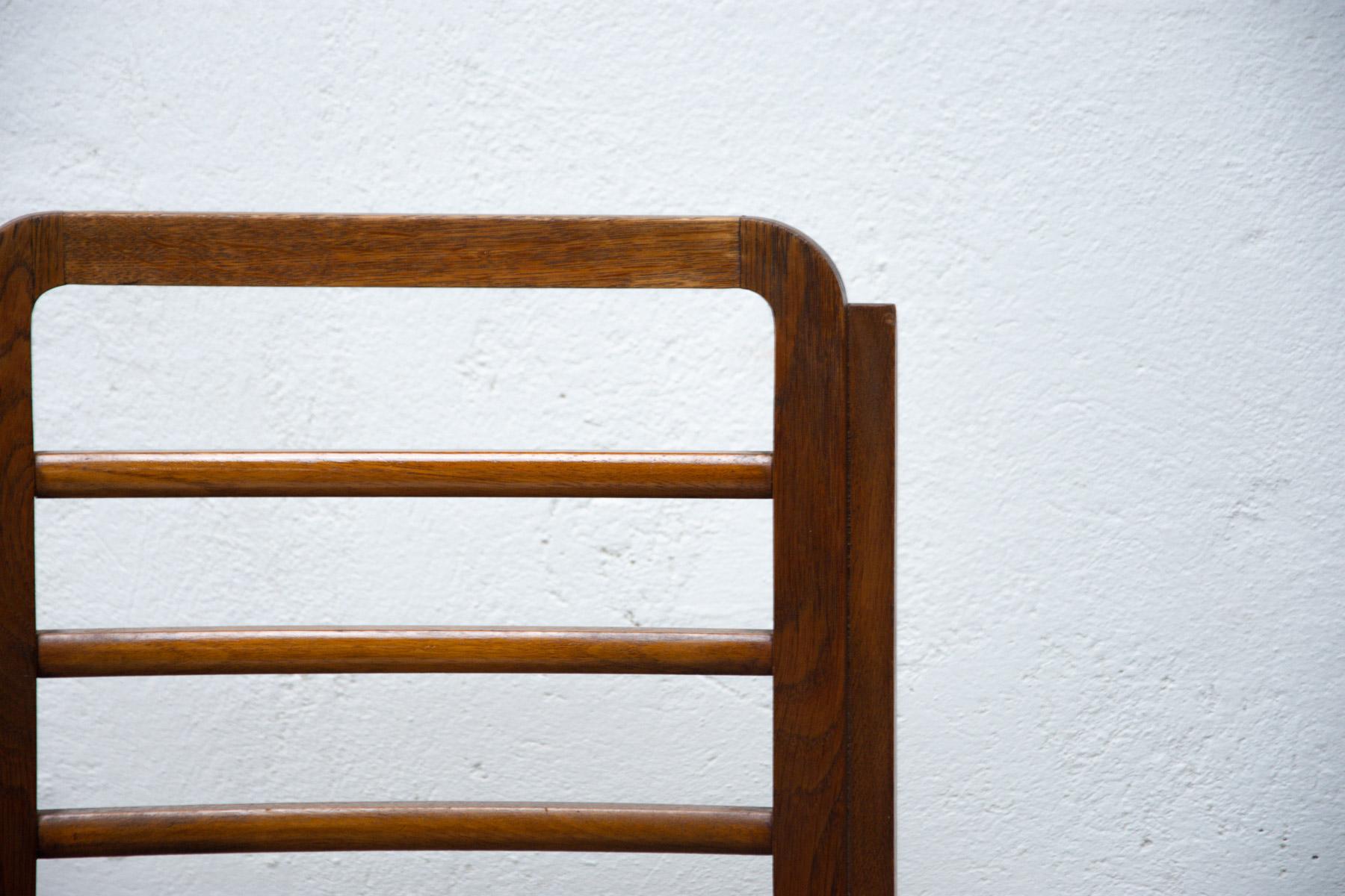 Art Deco Dining Chairs, 1930's, Czechoslovakia, Set of 4 3