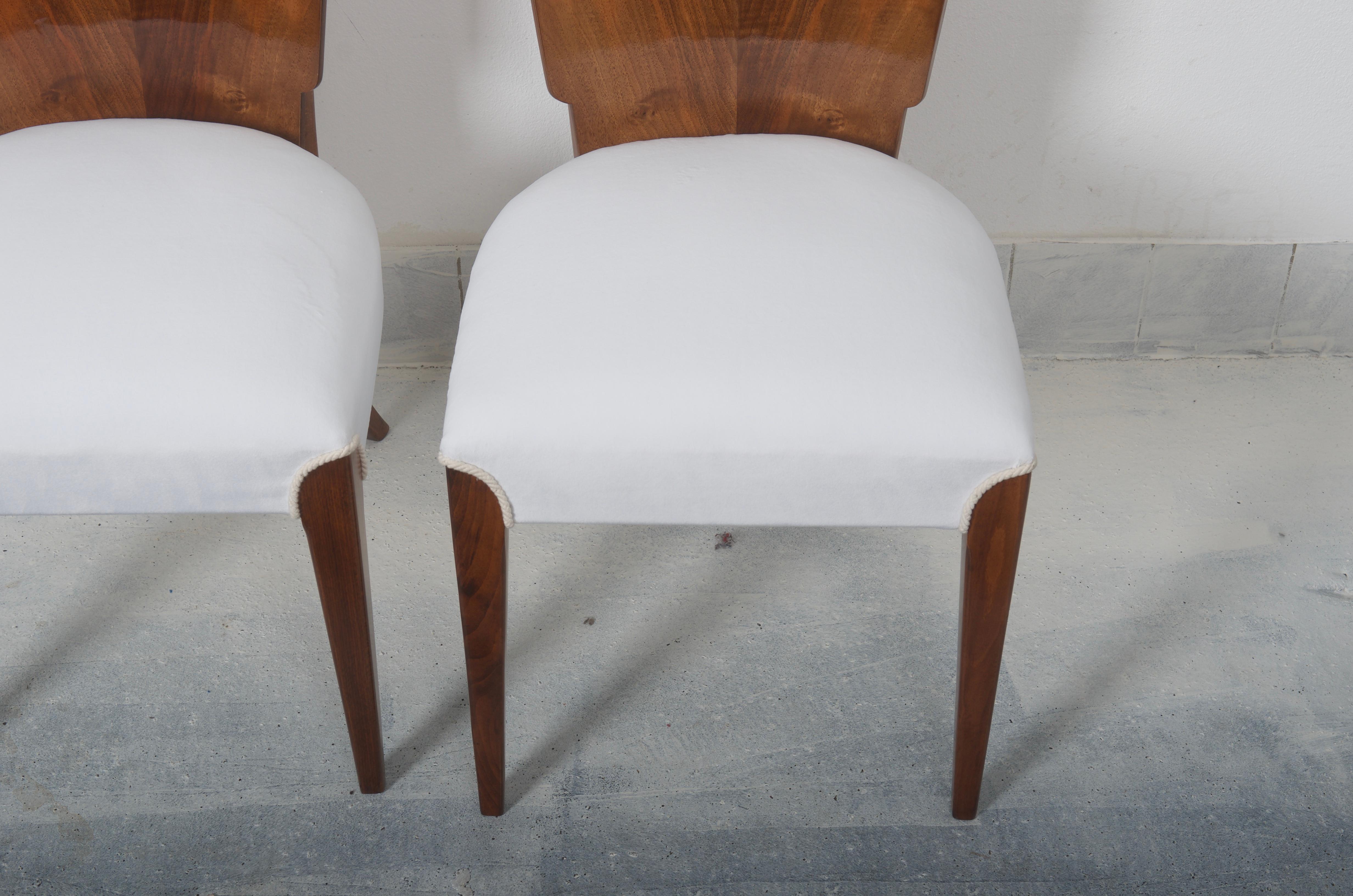 Mid-20th Century Art Deco Dining Chairs by Jindrich Halabala For Sale