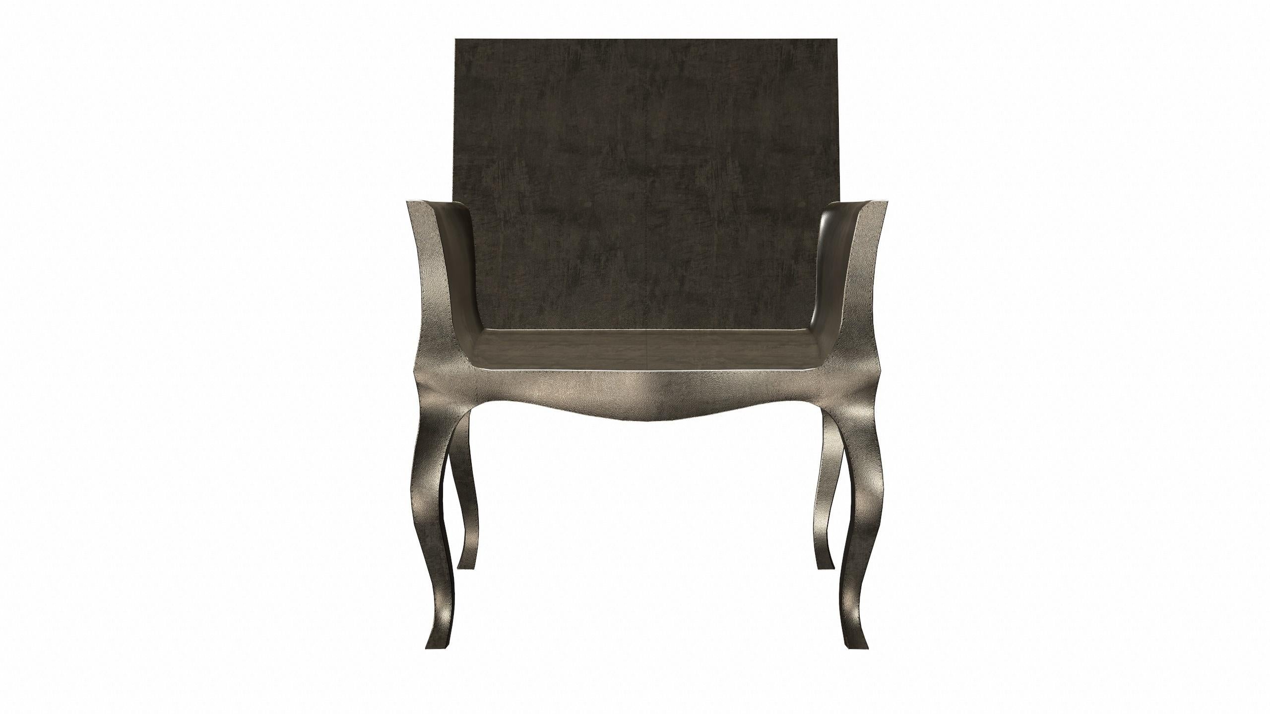 Sillas de comedor Art Déco Martilladas en Bronce Antiguo de Paul Mathieu Siglo XXI y contemporáneo en venta