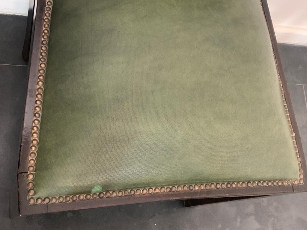 Chaises de salle à manger Art Déco en hêtre teinté bois de rose et érable vert, lot de 4 en vente 1