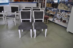 Art Deco Dining Chairs, Set of 6