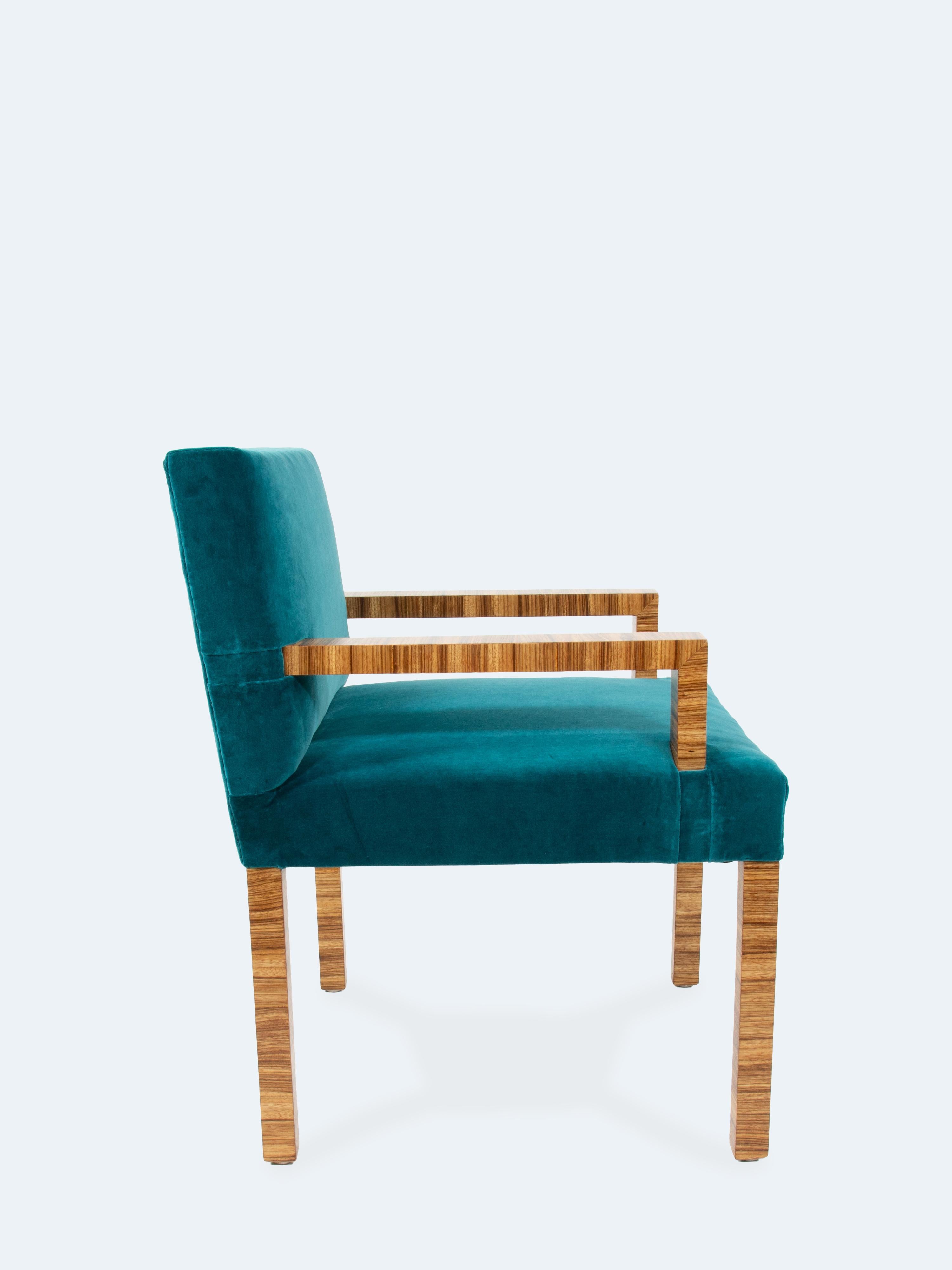 Art-Deco-Sessel für das Esszimmer von Michael Rachlis für Deutsche Werkstätten Heller (Lackiert) im Angebot