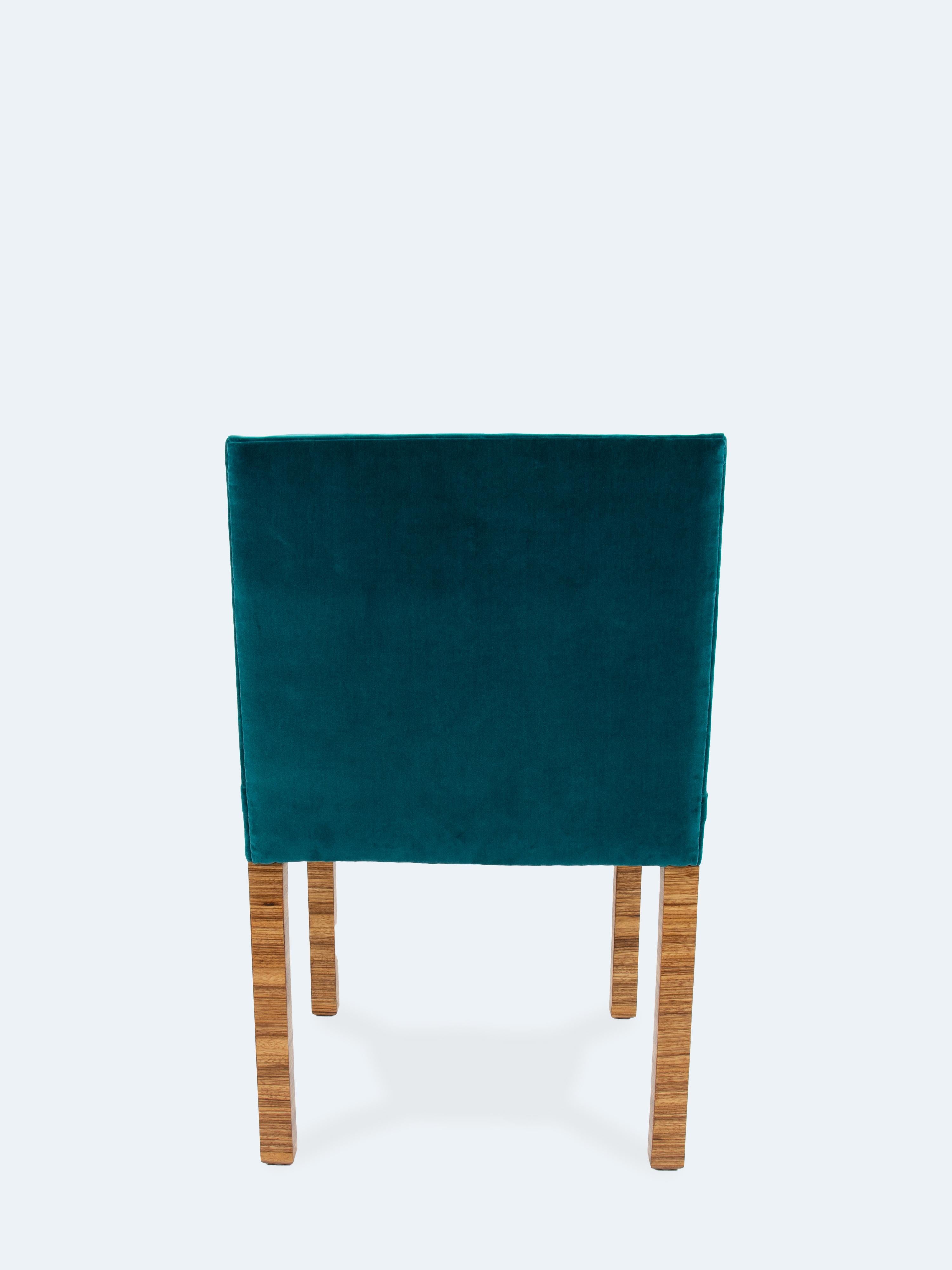 Silla de comedor Art Déco de Michael Rachlis para Deutsche Werkstätten Hellerau Art Decó en venta