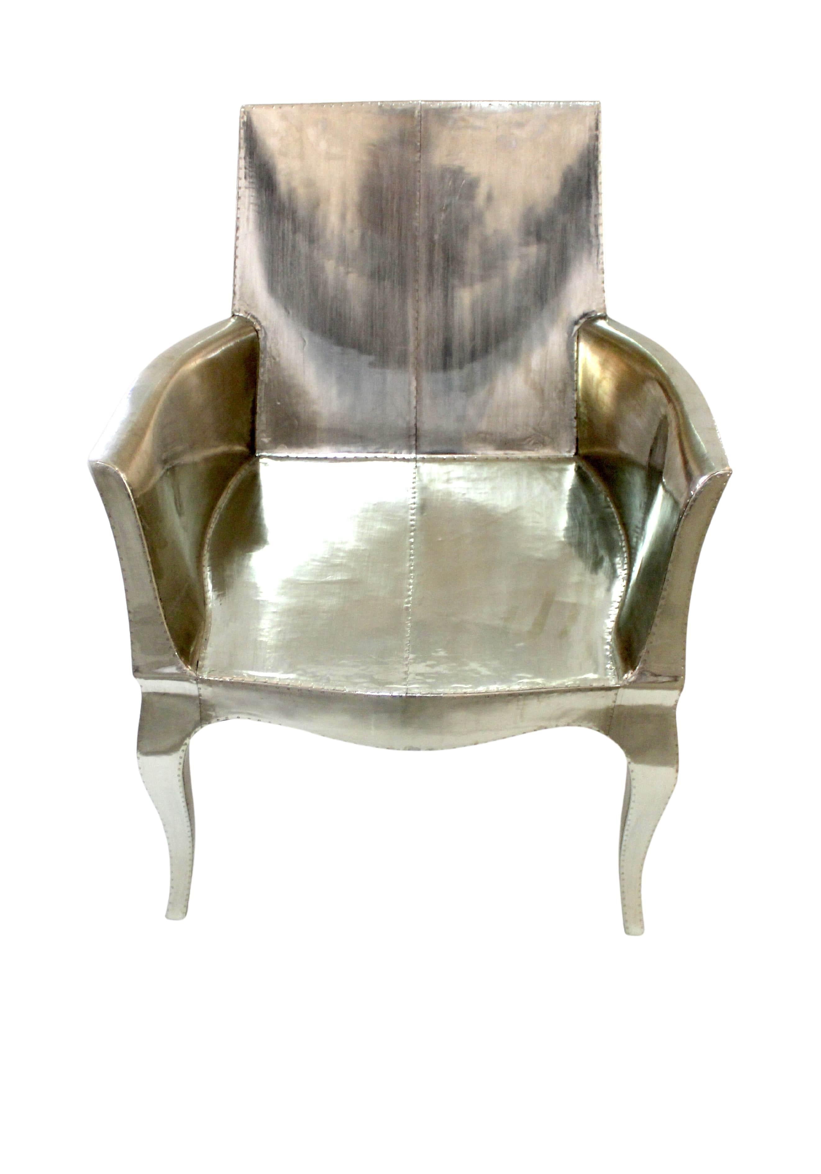 Indian Art Deco Dining Room Chairs Pair Designed by Paul Mathieu for Stephanie Odegard For Sale
