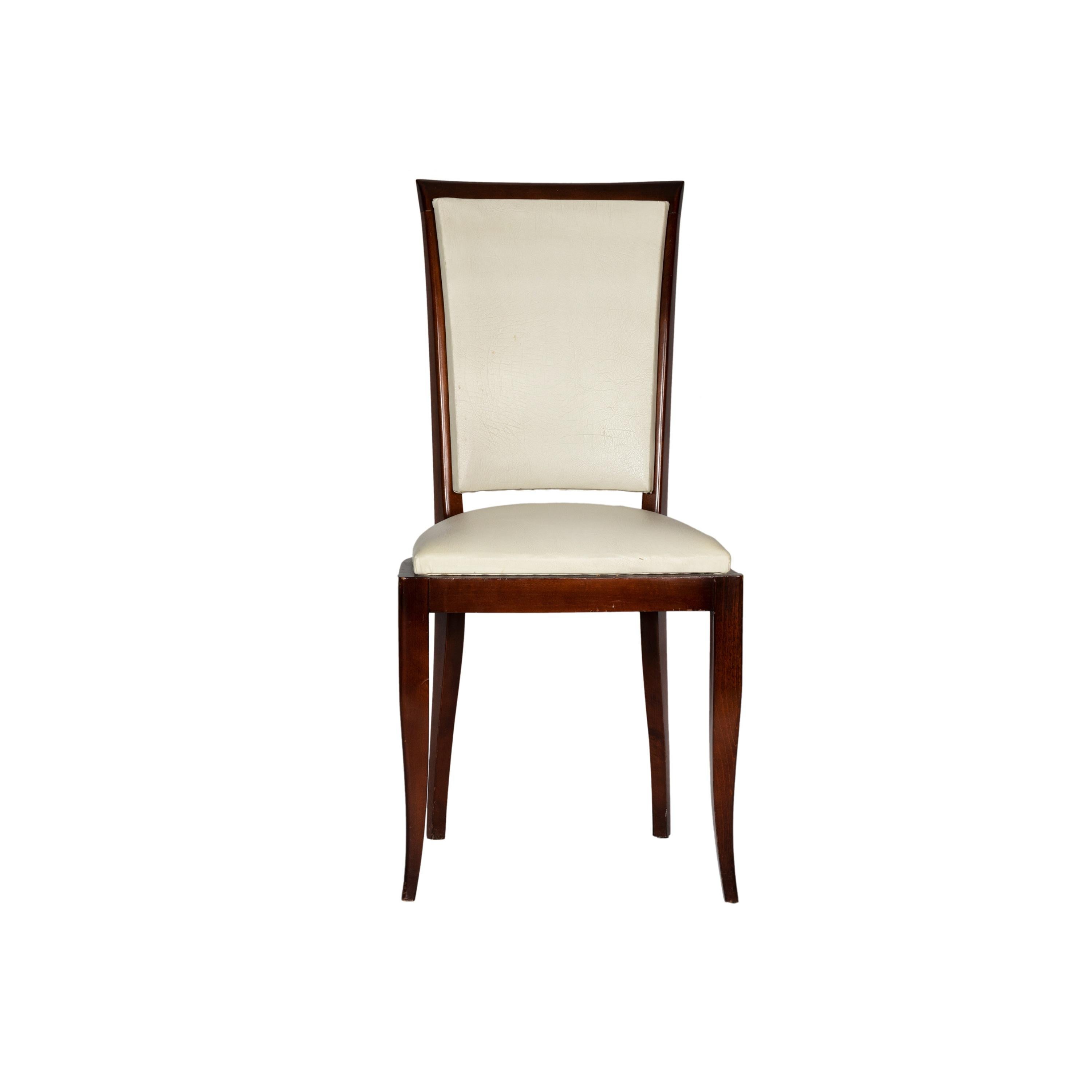 Ensemble de salle à manger art déco, style Jules Leleu, (20e siècle) en vente 2