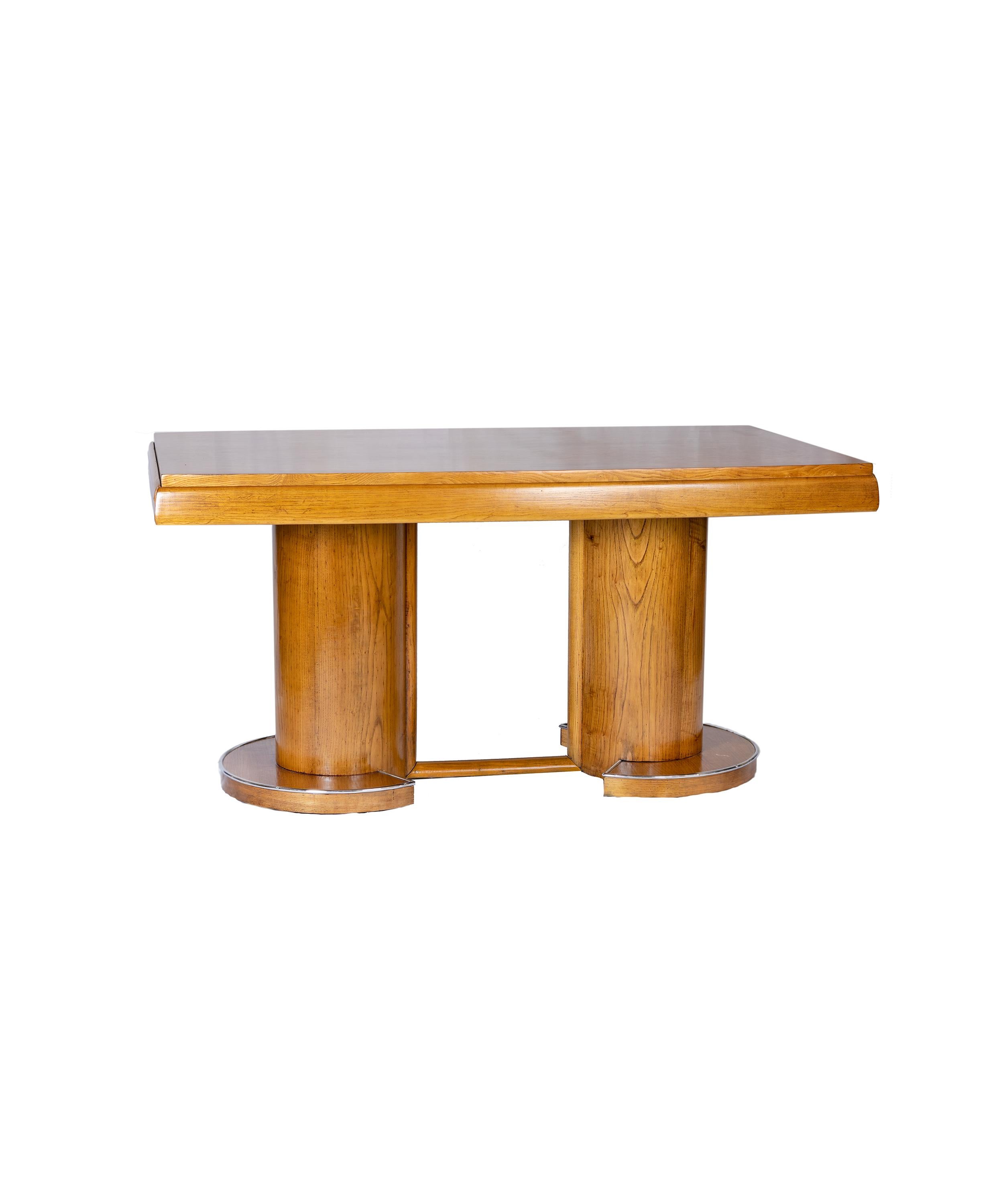 Ensemble de salle à manger Art déco avec 8 chaises, 20ème siècle en vente 2