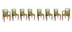Art Deco Dining Room Set With Eight Chairs, 20th Century